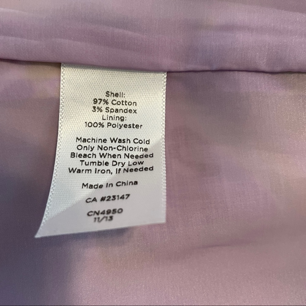 Talbots Pastel Floral Print Skirt Career Wear Office - Picture 8 of 8